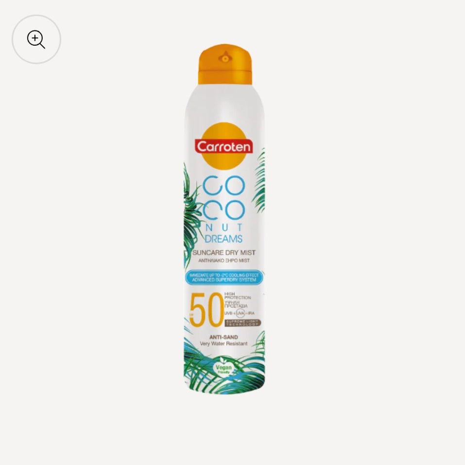 Carroten Dry Mist SPF 50 Coconut Dreams