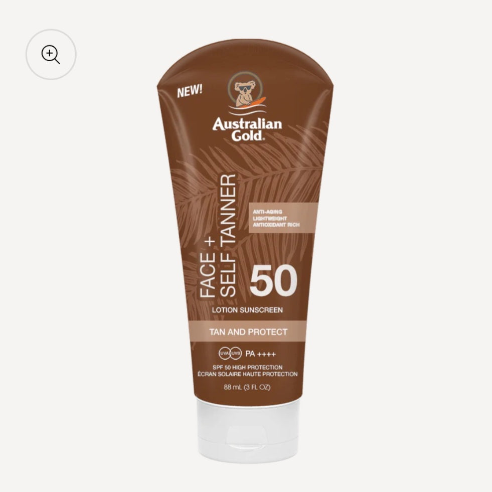Face Lotion m/Bronzer SPF 50