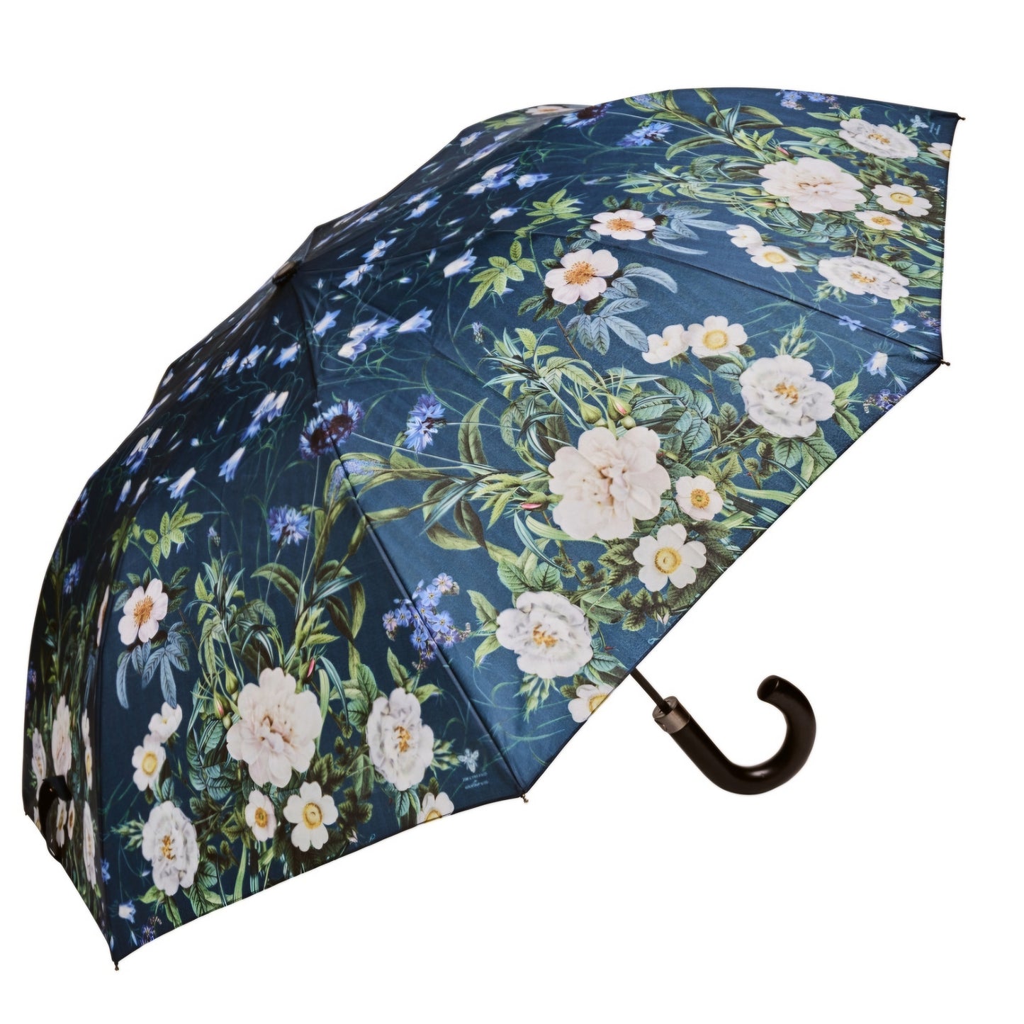Jim Lyngvild foldeparaply - Blue Flower Garden