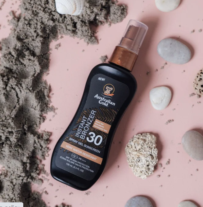 Solcreme Spray Gel m/Bronzer SPF 30 (100 ml)