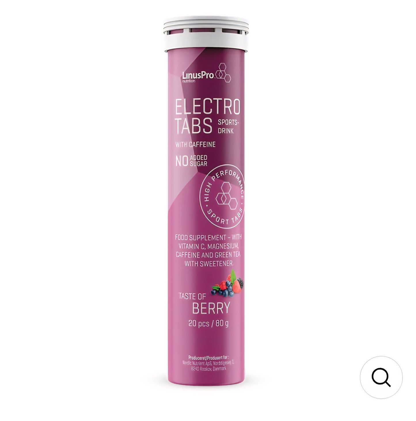 LinusPro Elektrolyt Tabs m. Koffein