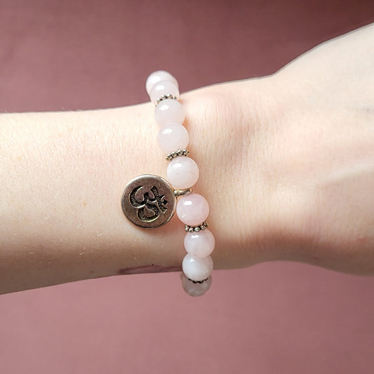 Rosenkvart armbånd