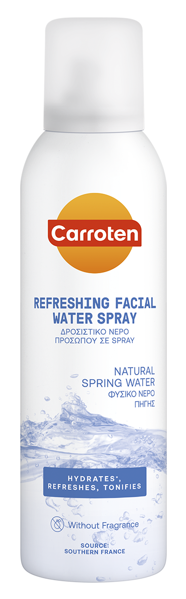 Refreshing facial water spray