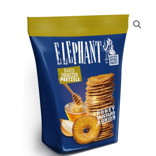 Elephant pretsels - Honning, sennep & løg