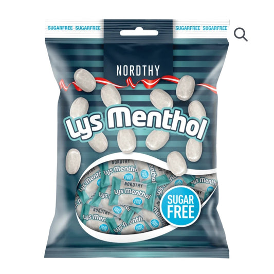 NORDTHY SUKKERFRIE LYS MENTHOL