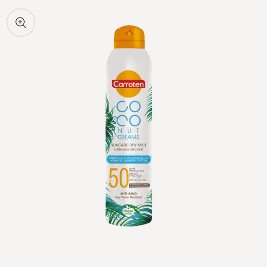 Carroten Dry Mist SPF 50 Coconut Dreams