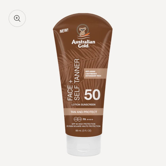 Face Lotion m/Bronzer SPF 50