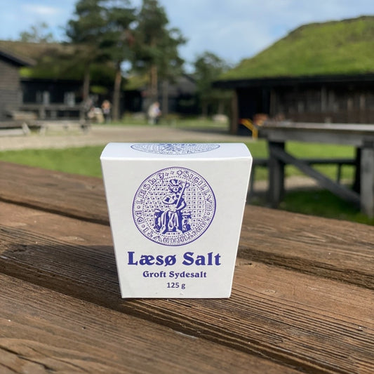 Læsø salt, 125 g i æske.