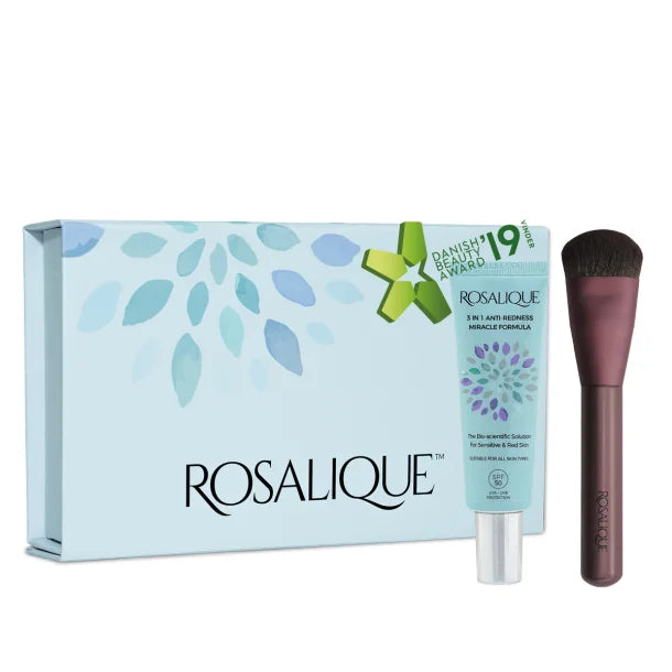 Gaveæske - Rosalique 3 i 1-antirødmecreme