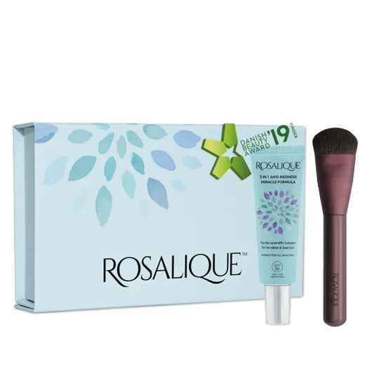Gaveæske - Rosalique 3 i 1-antirødmecreme